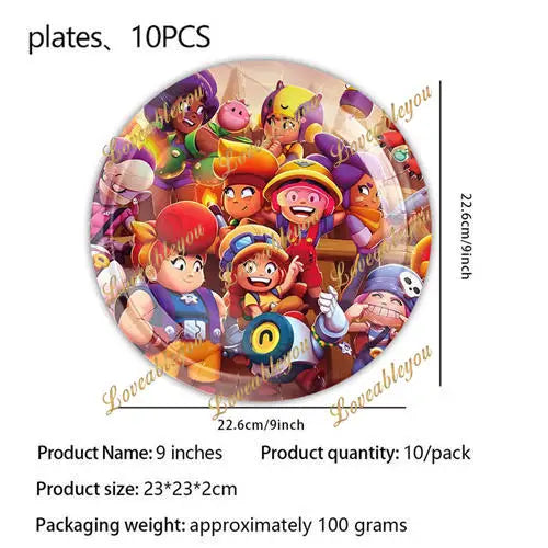 MINISO Shooting Game Birthday Party Decoration Set HY-I-3 / As Pictures