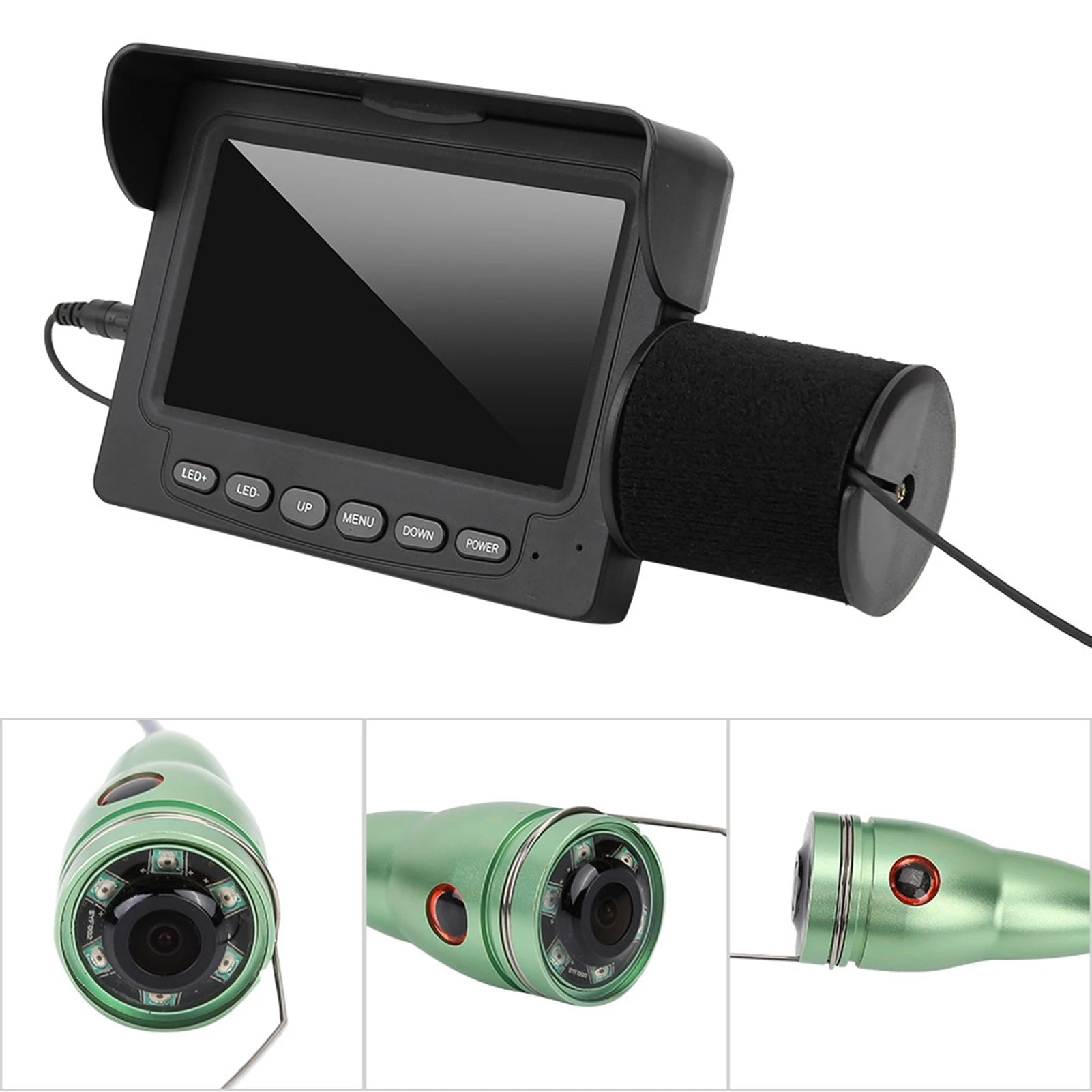 4.3" HD Underwater Fish Finder Camera Kit with Night Vision