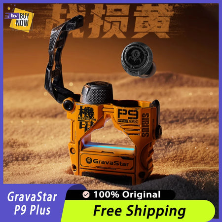 GravaStar P9 Plus Bluetooth Earphone - Portable Gaming Earbuds with HiFi Sound