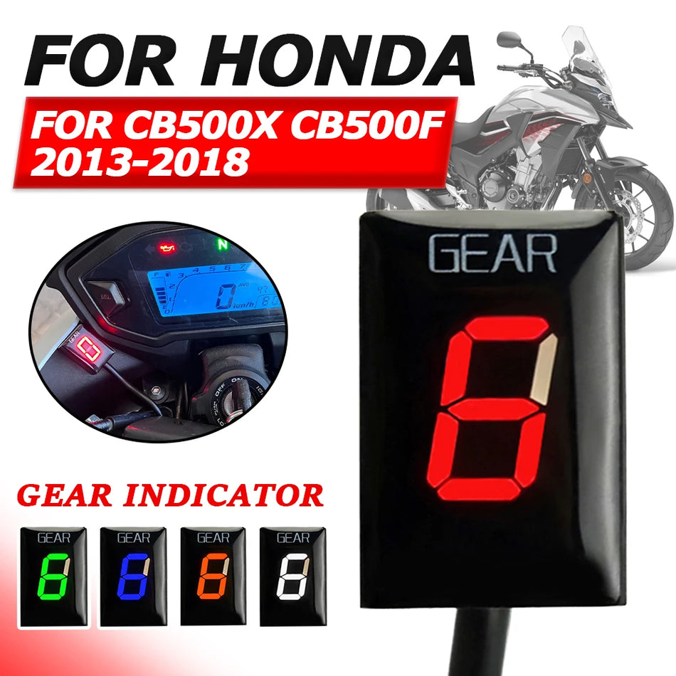 Honda CB500X CB500F Versnellingsindicator LED Display, ECU Bevestiging voor 2015-2018, Motorfiets Instrument Upgrade