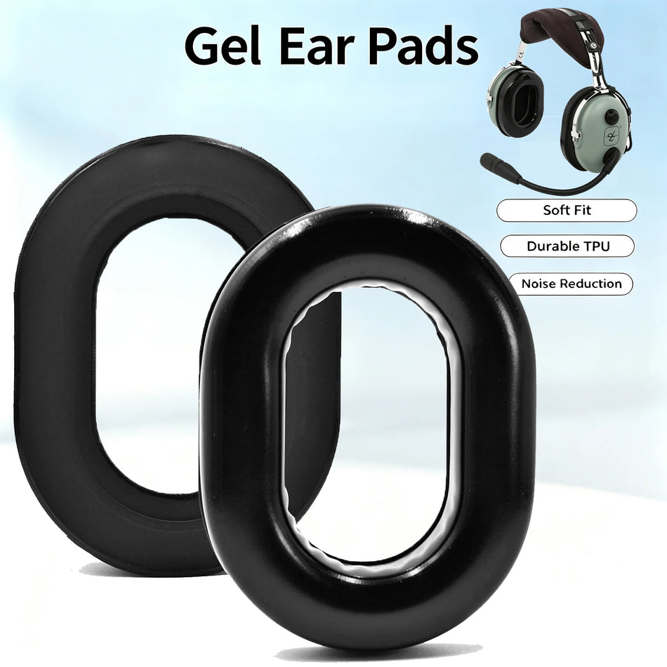 Chladící gelové ušní těsnění s paměťovou pěnou pro headset David Clark H10