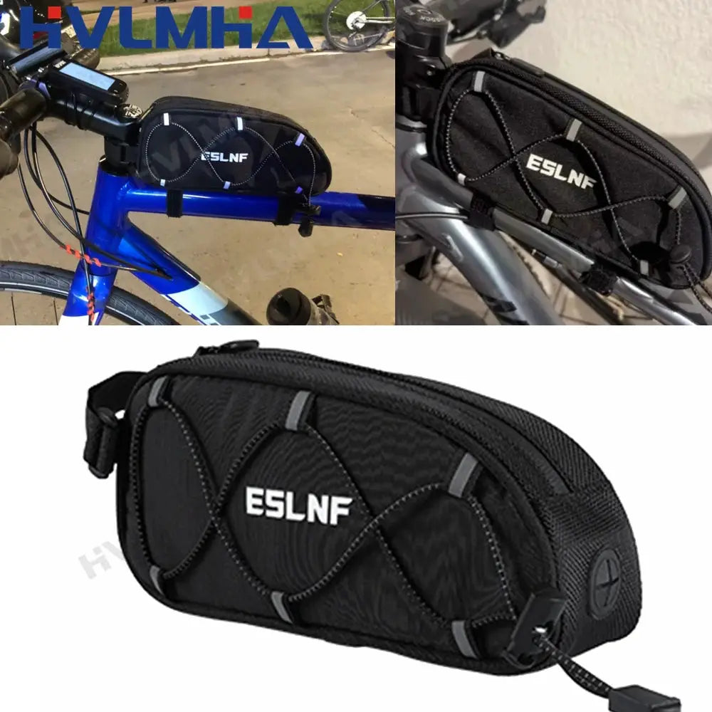 Bicycle Bag Rainproof Bike Top Tube Bag Reflective Bag Front Frame Storage Large Capacity MTB Road Bicycle Accessories by InterCyprus Trading Ltd