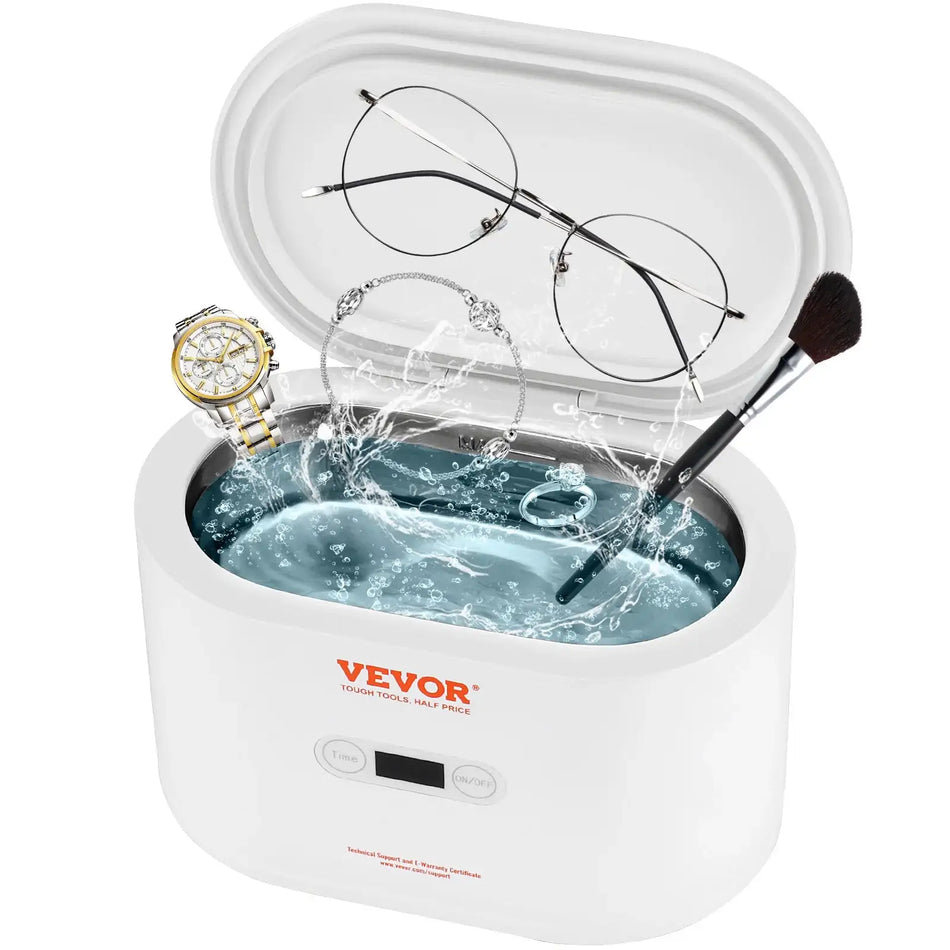 650ml Ultrasonic Cleaner Mini Portable for Glasses Cleaning