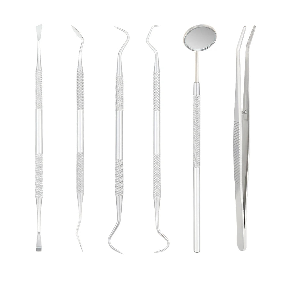 Stainless Steel Dental Instrument Set &ndash; Ultra Durable Tools 6 pcs set