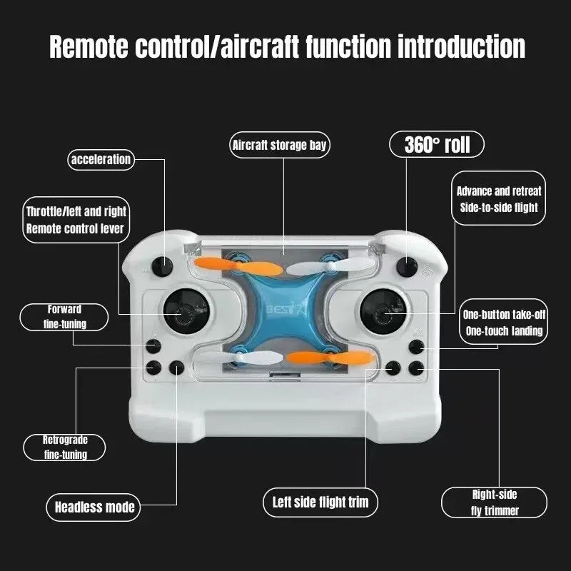Drone Mini Remote Control Aircraft - Fixed Height Quad