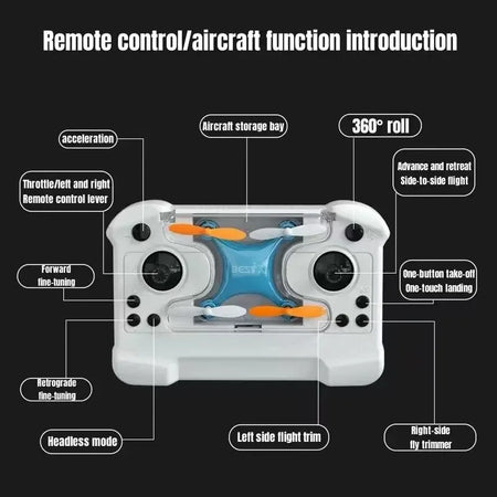 Drone Mini Remote Control Aircraft - Fixed Height Quad