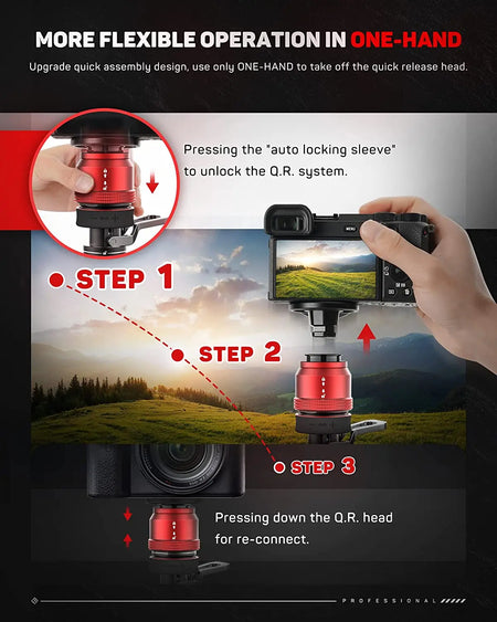 IFOOTAGE CB3 BASE-P &ndash; Ultra Smooth Quick Release Pedal