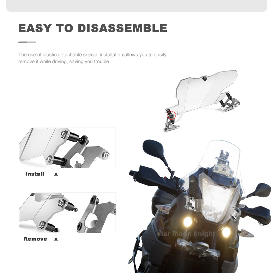 Κάλυμμα Φωτιστικού Yamaha XT660Z Tenere με Ακρυλική Προστατευτική Ασπίδα για 2007-2025