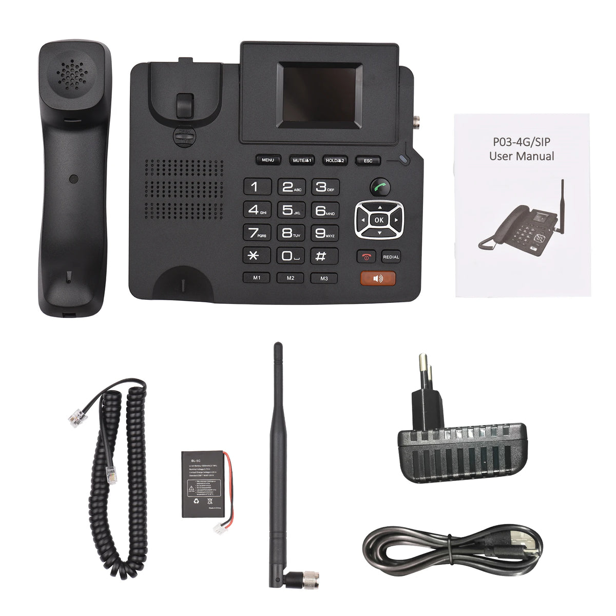 4G Desktop Dual Modes Wireless Telephone &ndash; 2 SIP Accounts
