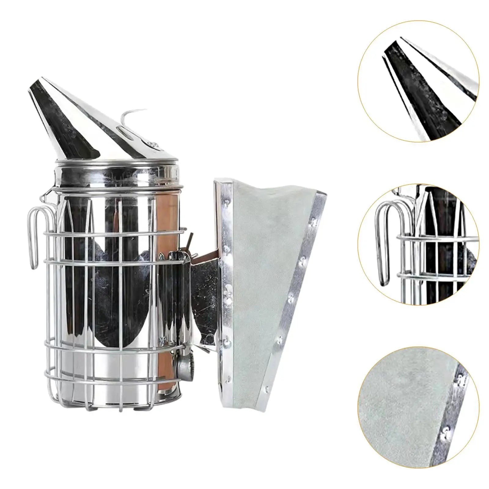 Bee Hive Smoker With Heat Shield &ndash; Sturdy Fogging Machine