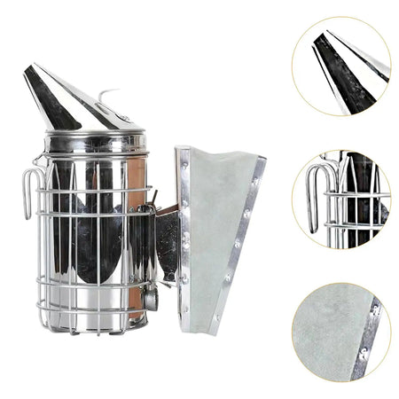 Bee Hive Smoker With Heat Shield &ndash; Sturdy Fogging Machine