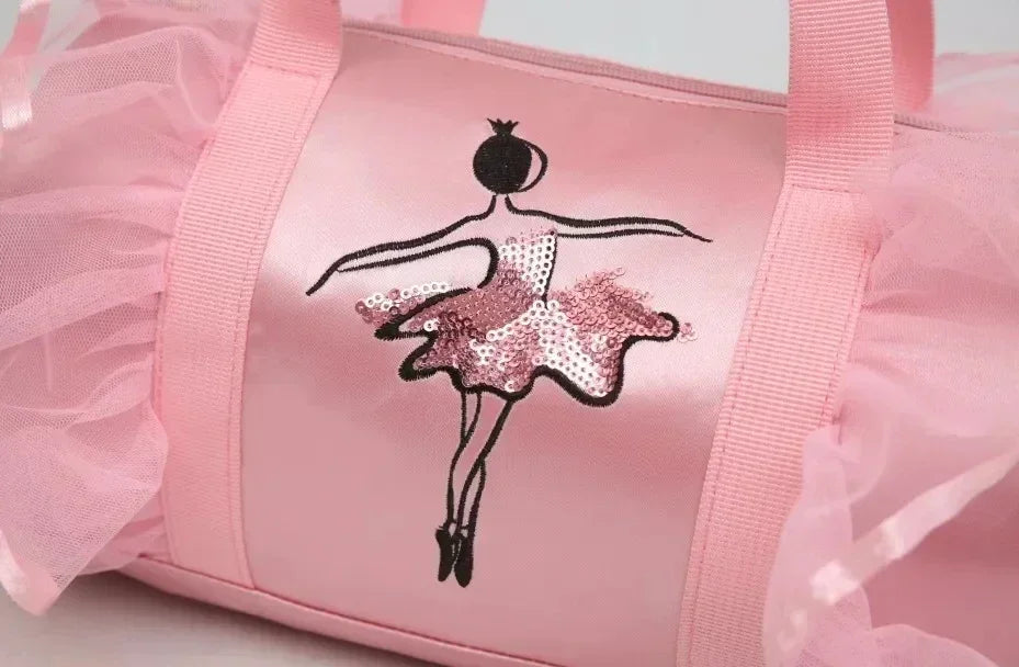 2024 New Ballet Dance Bags Pink Kids Backpack &ndash; Lightweight