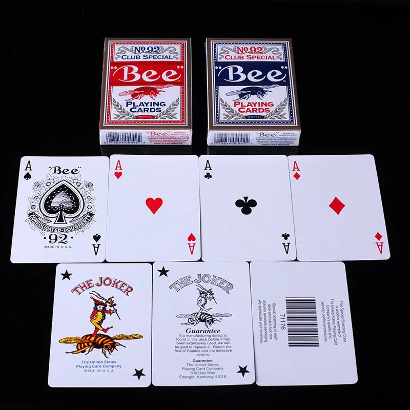 Bee Playing Cards USPCC Poker Magic Tricks for Magician