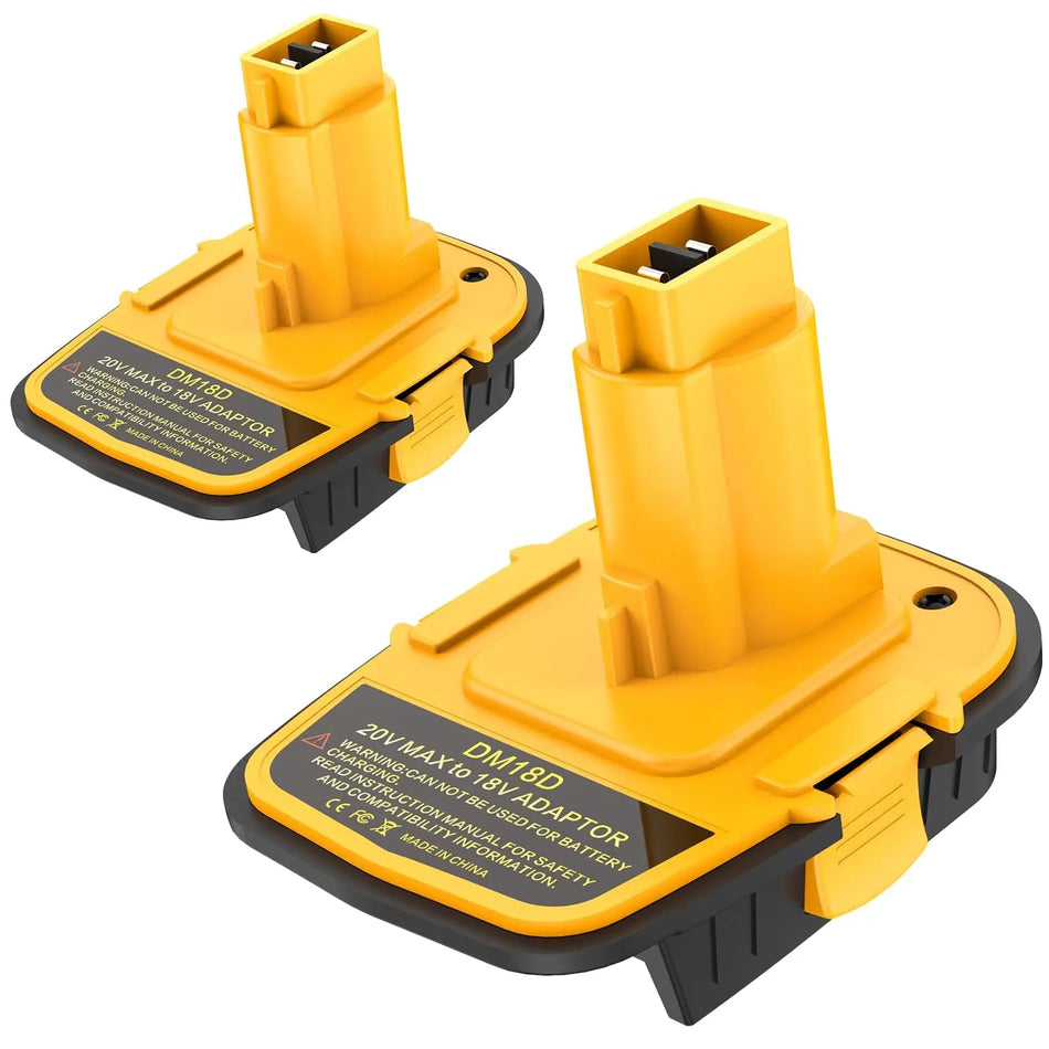 Adaptador de Bateria DM18D para Ferramentas DeWalt NiCd com Lítio de 20V