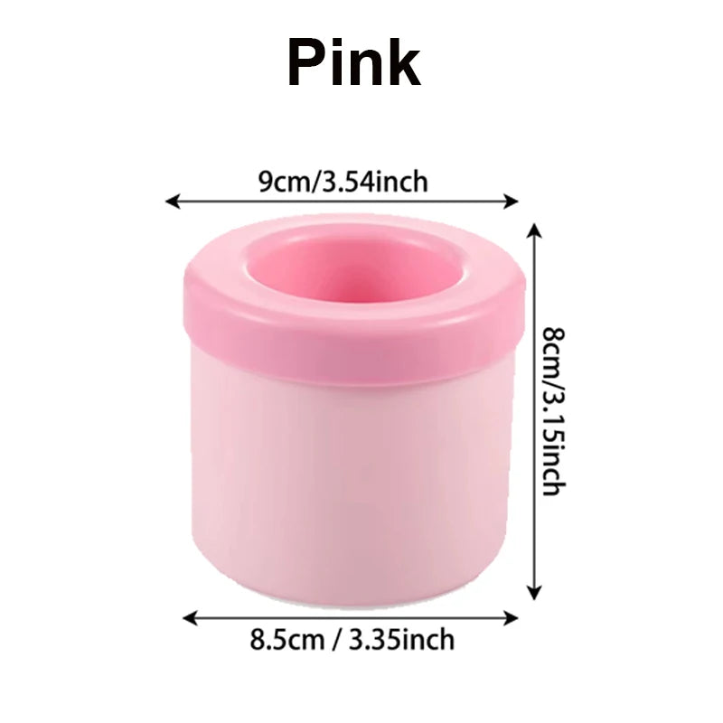 Silicone Ice Cube Mold with Lid for Eco-Friendly Freezing Q1-Pink