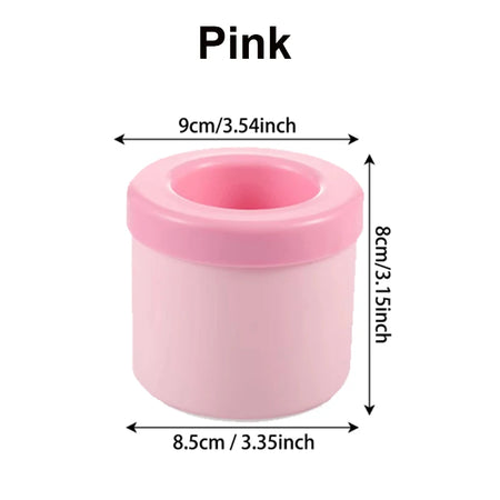 Silicone Ice Cube Mold with Lid for Eco-Friendly Freezing Q1-Pink