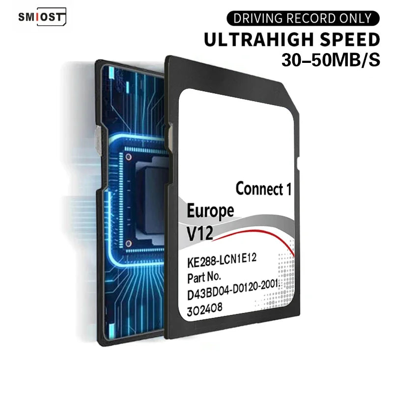 Car GPS Map Connect1 LCN1 V12 SD Card Europe &ndash; Plug Play