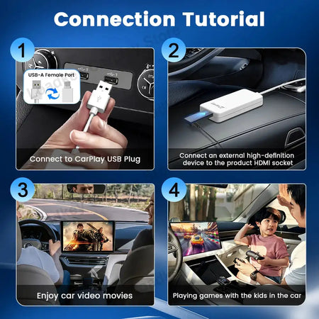 Carlinkit CarPlay HDMI Adapter OTA Upgrade For Cars
