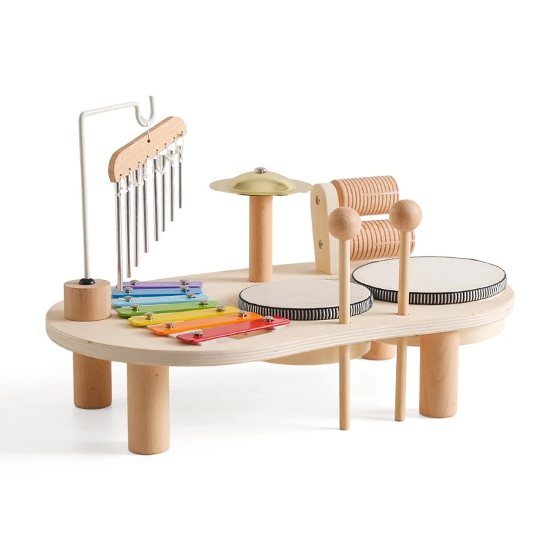 Bandstand Model Wooden Aeolian Bells &ndash; Educational Toy Bandstand