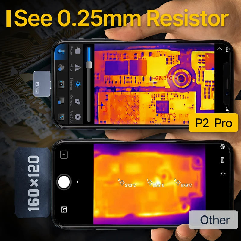 P2P2Pro Thermal Imaging Camera &ndash; High Resolution IR 25Hz