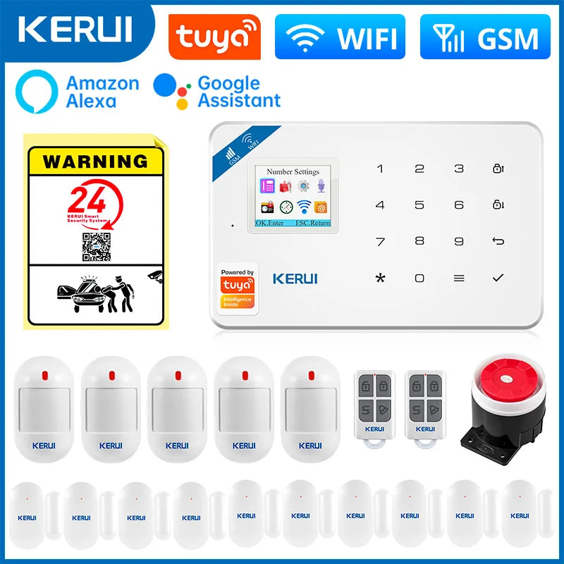 KERUI W181 Smart Security System Alarm System KIT 5 / US Plug