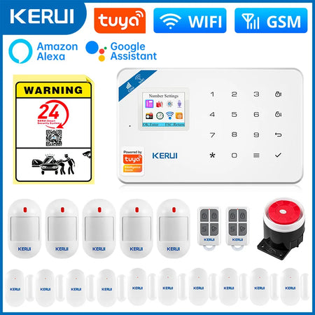 KERUI W181 Smart Security System Alarm System KIT 5 / US Plug