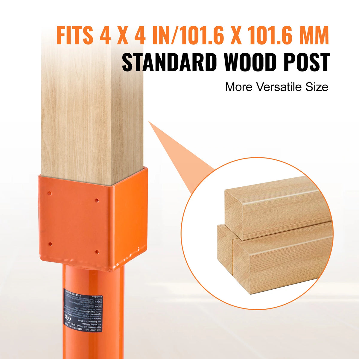 SucceBuy 24700 Lb Screw Jack Post 13.2-18.7 In - Heavy Duty