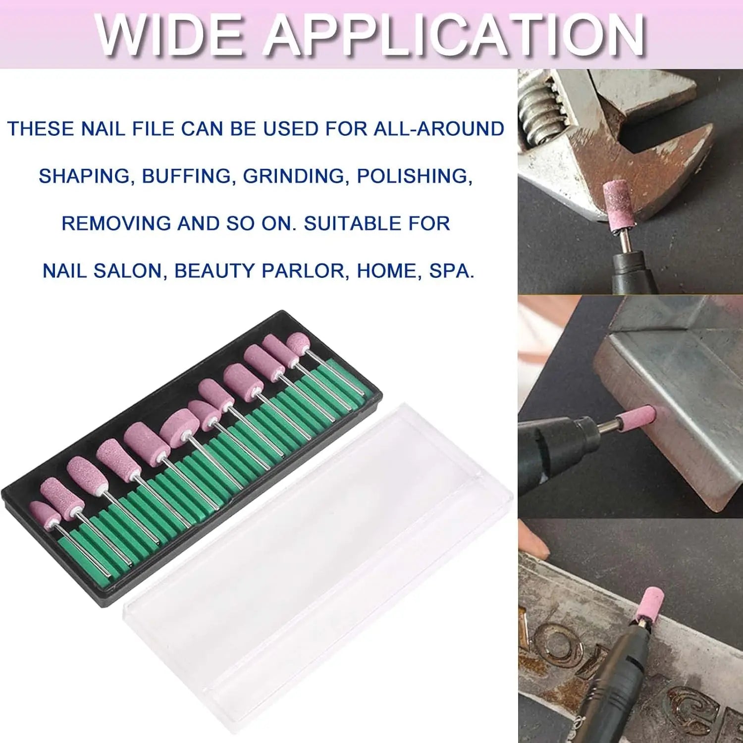 YIKOOLIN DMT Nail Drill Bits Set - Multi Size 12-30