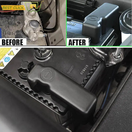 For Toyota 4Runner Lexus GX460 GX J150 2010-2018 Battery Anode Negative Pole Terminal Protector ABS Cover Trim Cap Lid Stickers by InterCyprus Trading Ltd