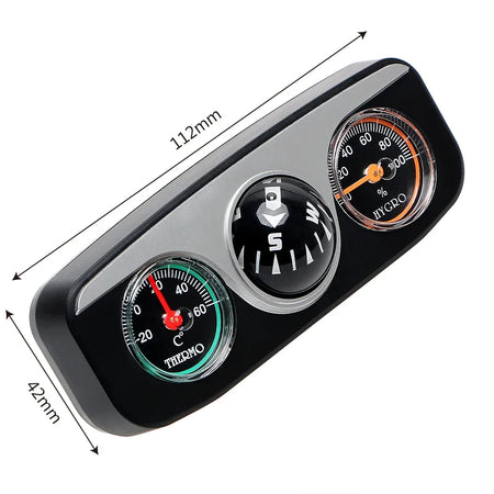 3 In 1 Car Compass Thermometer Hygrometer &ndash; Dashboard Decor