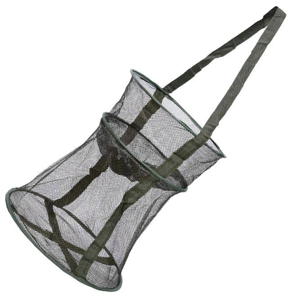 Folding Fishing Net - Durable, Portable, and Versatile Trap for Fish &amp; Crabs