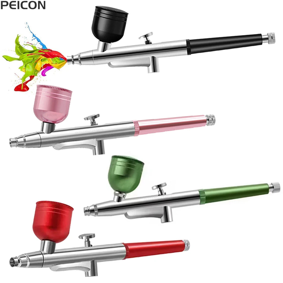 Pistolet à air comprimé pour nail art avec buse de 0,3 mm, kit mini portable