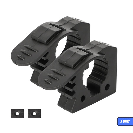 Shovel Mount For Roof Rack &ndash; Rubber Clamp Mounting Kit 2pcs