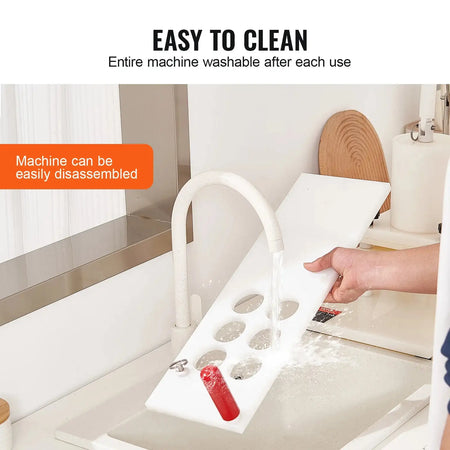 Commercial Burger Patty Maker Manual Press Three Mold Sizes