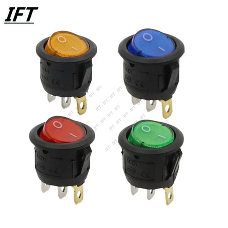 10Pcs KCD1 Rocker Switch &ndash; Illuminated Control for Dashboard Use