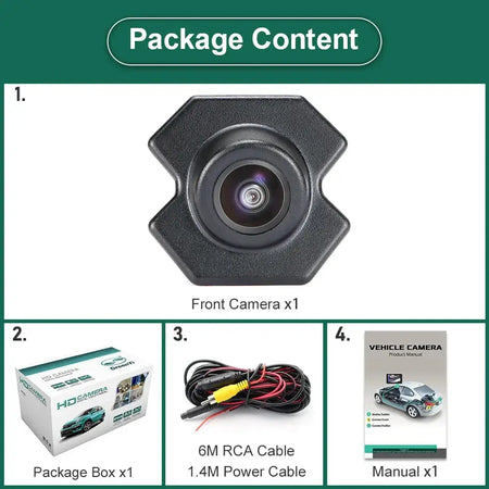 170 Degree CCD AHD 1080P Night Vision Front View Camera For Chevrolet Forward Logo Camera For Chevrolet Cruze by InterCyprus Trading Ltd