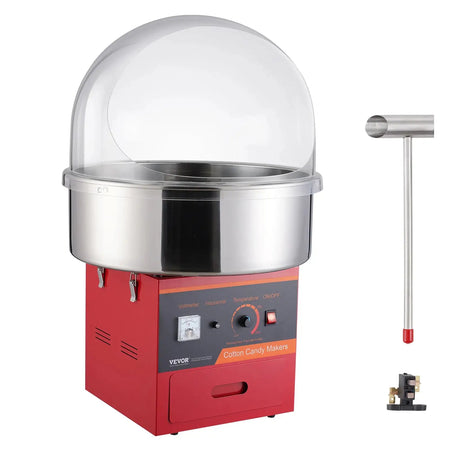1000W Commercial Cotton Candy Machine With Cover