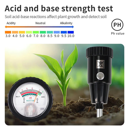 2 In 1 Soil Moisture PH Meter &ndash; Metal Sensor Probe