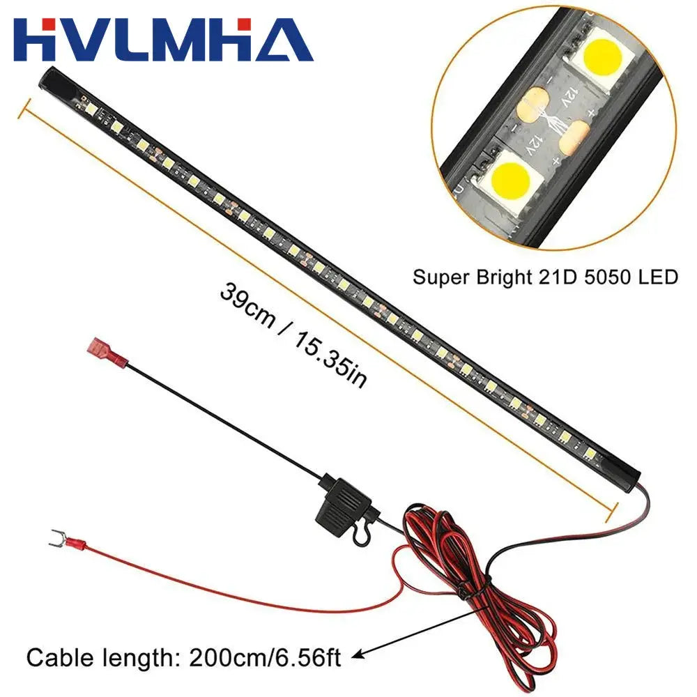 Universal Under Hood Engine Repair White LED Light Bar with Auto On/Off Switch Control Car SUV Pickup Offroad Repair Work Light by InterCyprus Trading Ltd