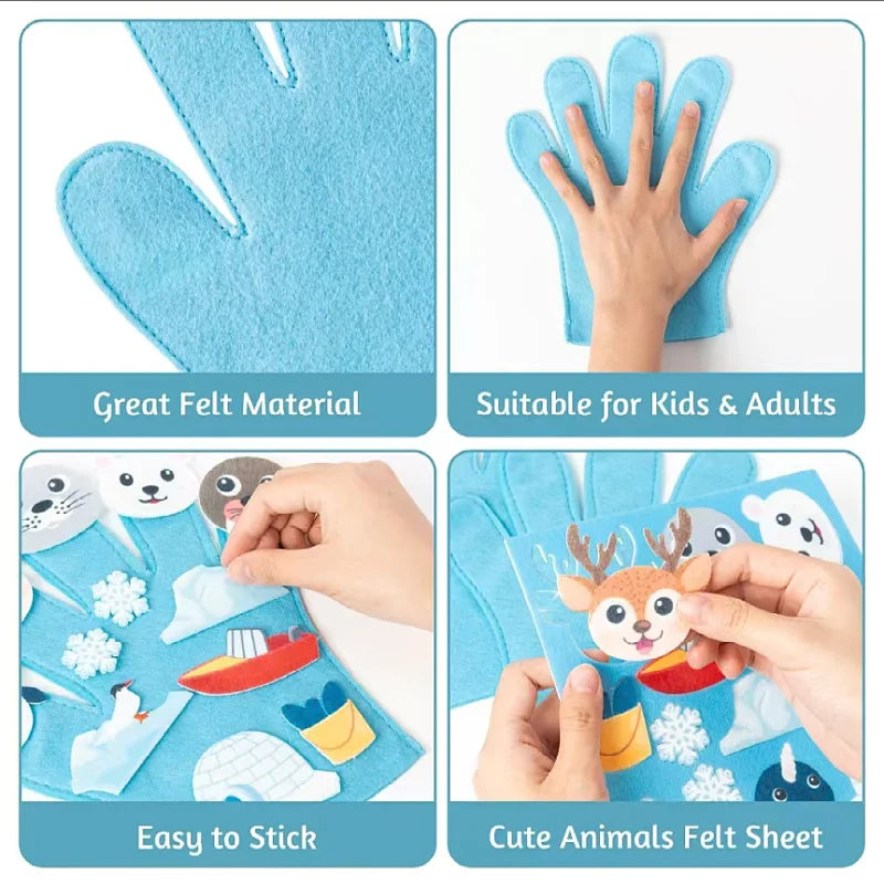 ATS30537 Hand Puppets Set &ndash; Montessori Storytelling Tool
