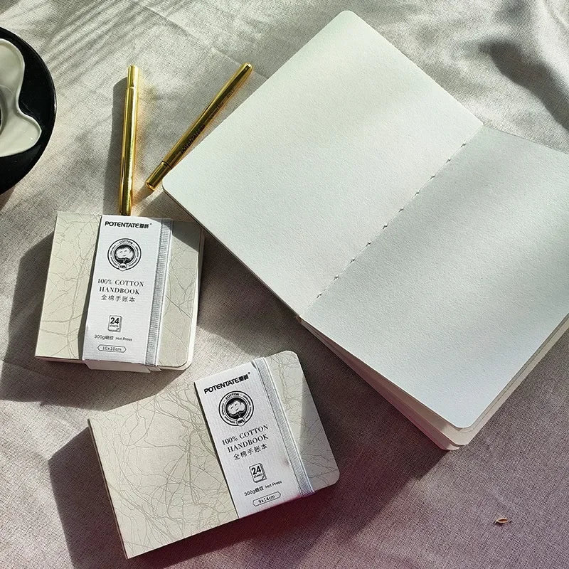 POTENTATE Linen-Bound Hardcover Artists Paper Pads &ndash; Smooth