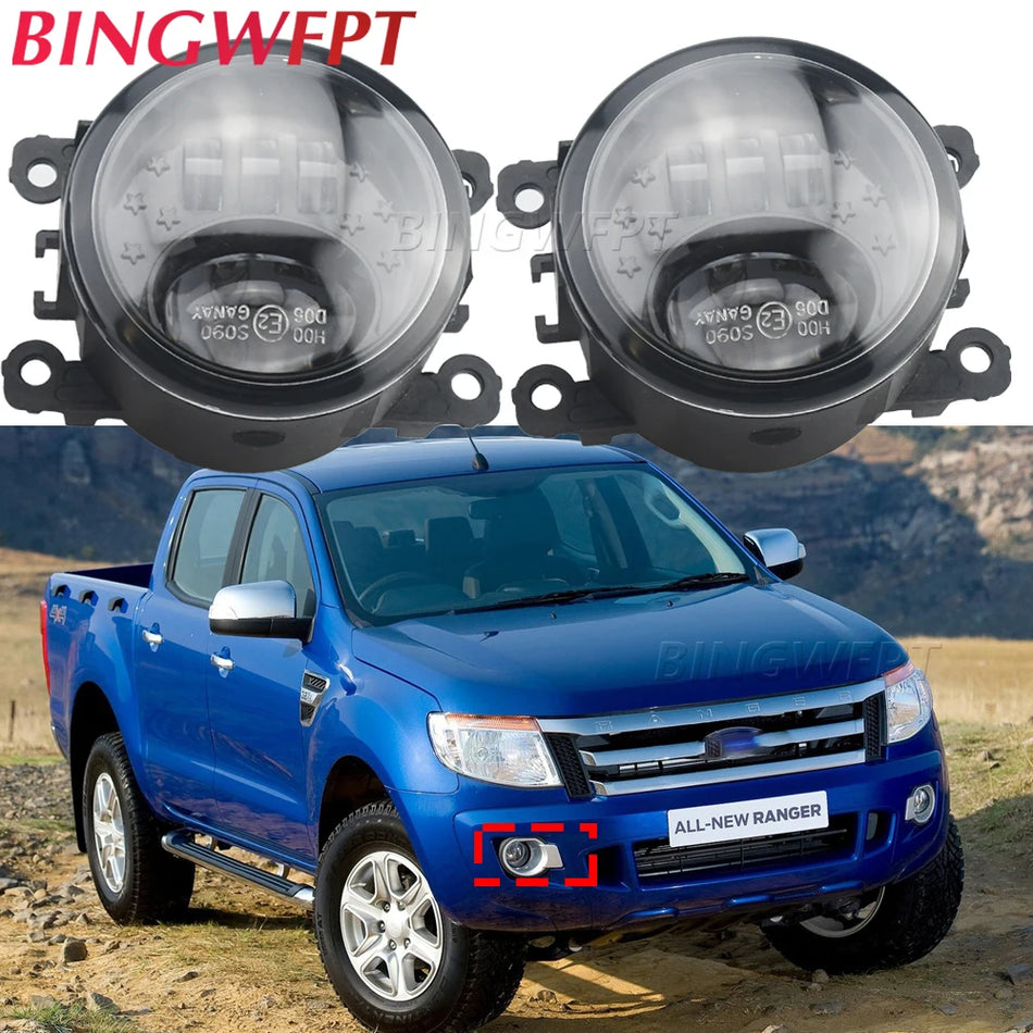 Luz de Niebla LED DRL para Ford Focus MK2 MK3 Fusion Fiesta
