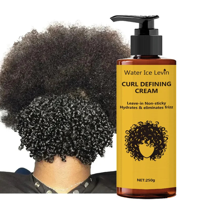 Water Ice Levin Elastic Styling Cream &ndash; Deep Moisturizing for Soft Fluffy Curls