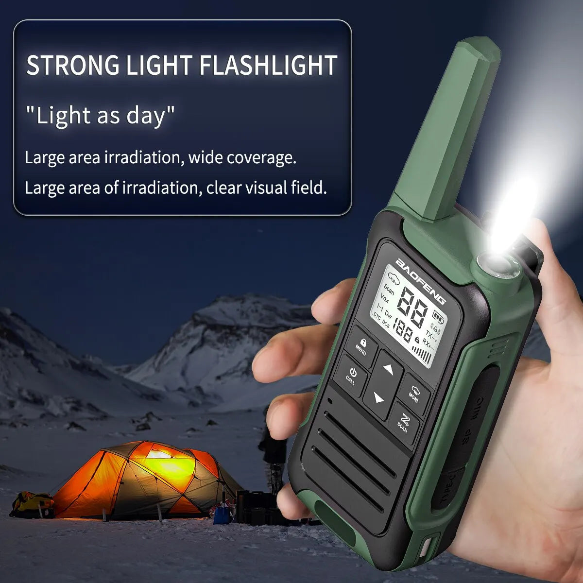 Baofeng F22 Mini Walkie Talkie PMR FRS - Long Range