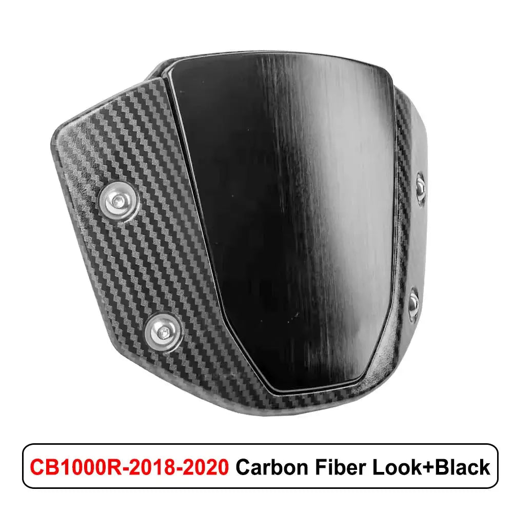 Motorcycle Windshield For Honda CB650R CB1000R CB 650R 1000R 2018-2020 Sport Windshield Wind Deflector Visor Screen Bracket by InterCyprus Trading Ltd