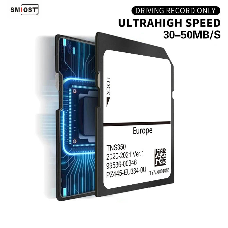 Navigation EU Maps 2020 SD Card TNS350 - Toyota Fit