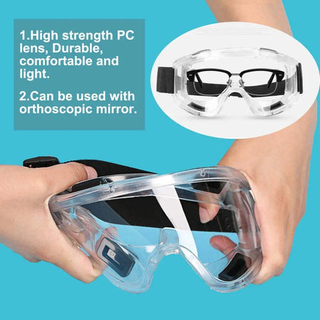 Safety Antifog Protective Goggles &ndash; Anti Fog Clear Vision