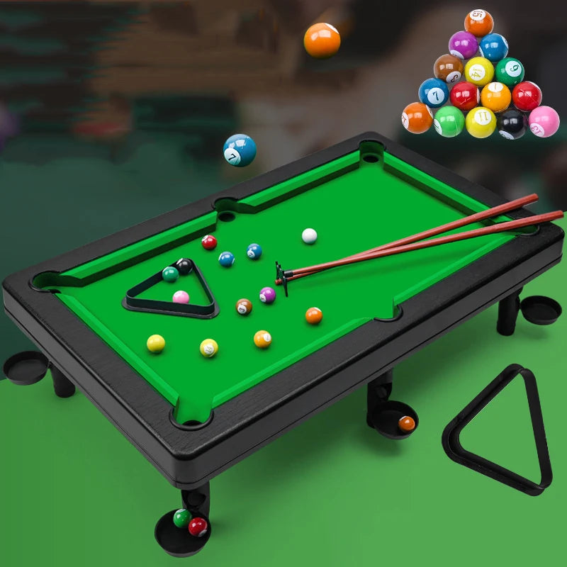 Mini Pool Table Game Tabletop Desktop Billiards Game &ndash; Fun