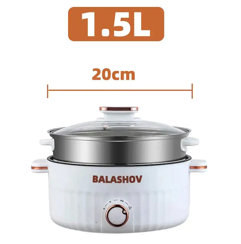 Electric Multi Cooker For Hot Pot Frying Double Layer Soup 20cm / EU