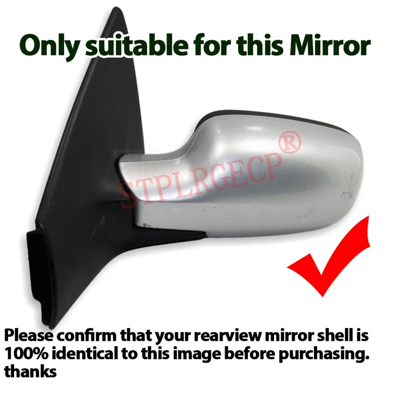 Heated Wing Mirror Glass For Renault Clio III Megane Scenic Laguna II